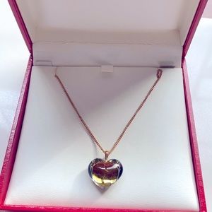 Original Baccarat 14k gold chain necklace with box
